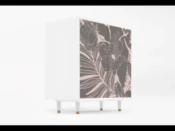 Aparador - 94x96x48 cm - BS3 - Issabelline Flower, Blanco