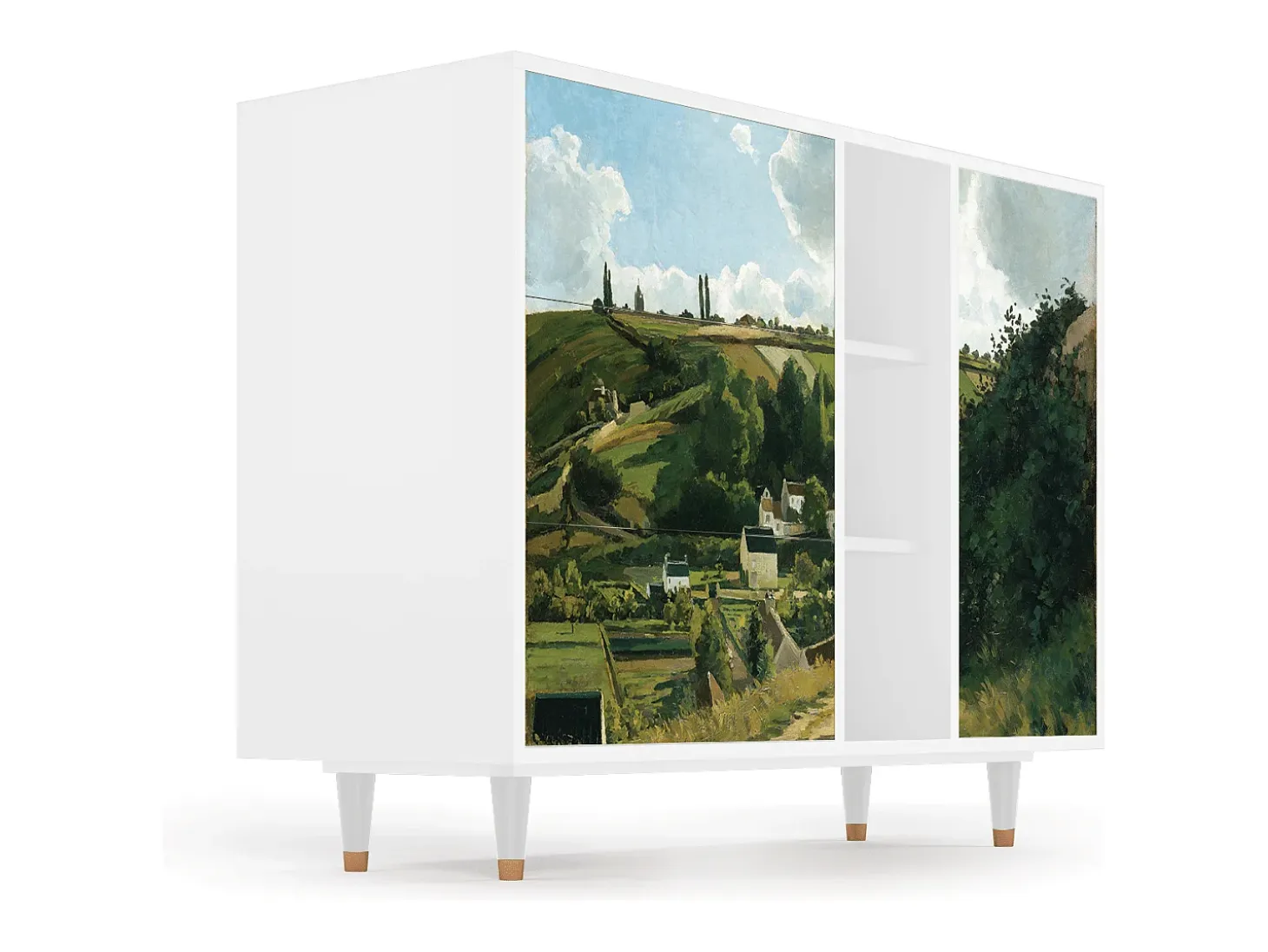 Aparador - 125x98x48 cm - BS2 - Jalais Hill by Pissarro, Blanco