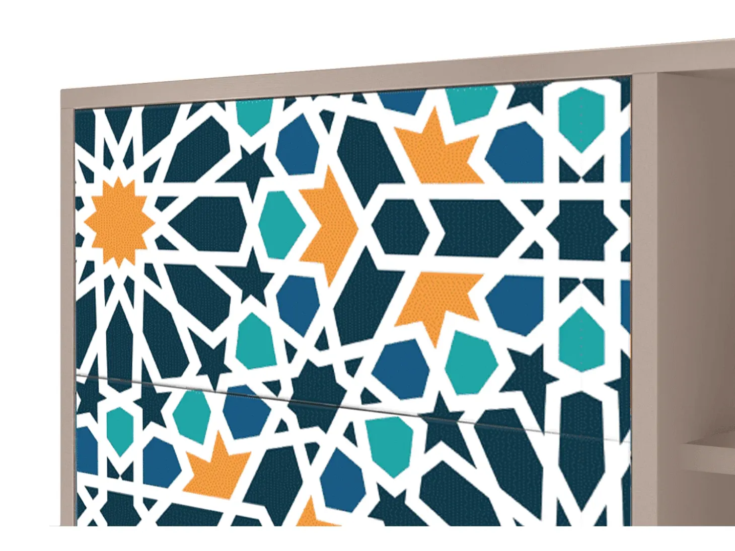 Aparador - 125x98x48 cm - BS2 - Kaleidoscope, Latte