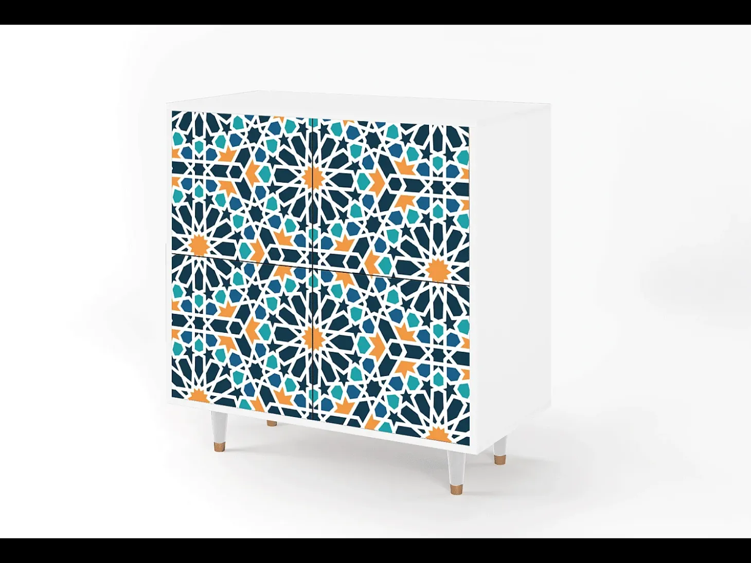 Aparador - 94x96x48 cm - BS3 - Kaleidoscope, Blanco