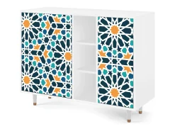 Aparador - 125x98x48 cm - BS2 - Kaleidoscope, Blanco