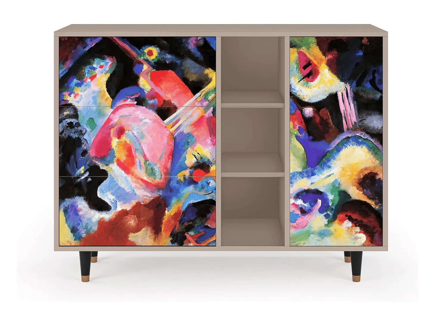 Aparador - 125x98x48 cm - BS2 - Kandinsky, Latte