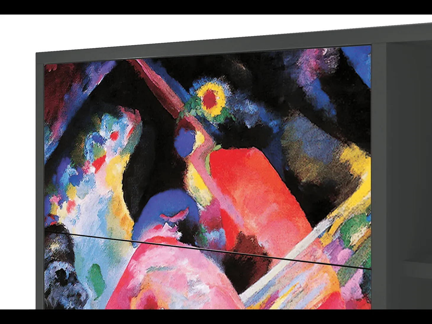Aparador - 125x98x48 cm - BS2 - Kandinsky, Antracita