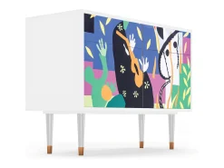 Aparador - 115x85x48 cm - BS4 - La Tristesse du Roi, Blanco