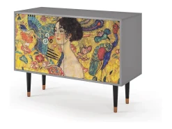 Aparador - 115x85x48 cm - BS4 - Lady with Fan by Klimt, Gris
