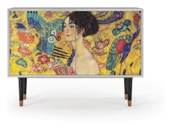 Aparador - 115x85x48 cm - BS4 - Lady with Fan by Klimt, Gris