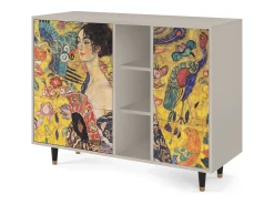 Aparador - 125x98x48 cm - BS2 - Lady with Fan by Klimt, Arena