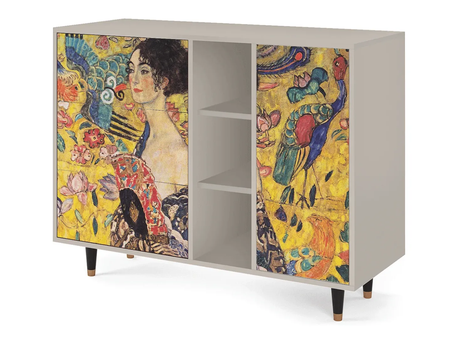 Aparador - 125x98x48 cm - BS2 - Lady with Fan by Klimt, Arena