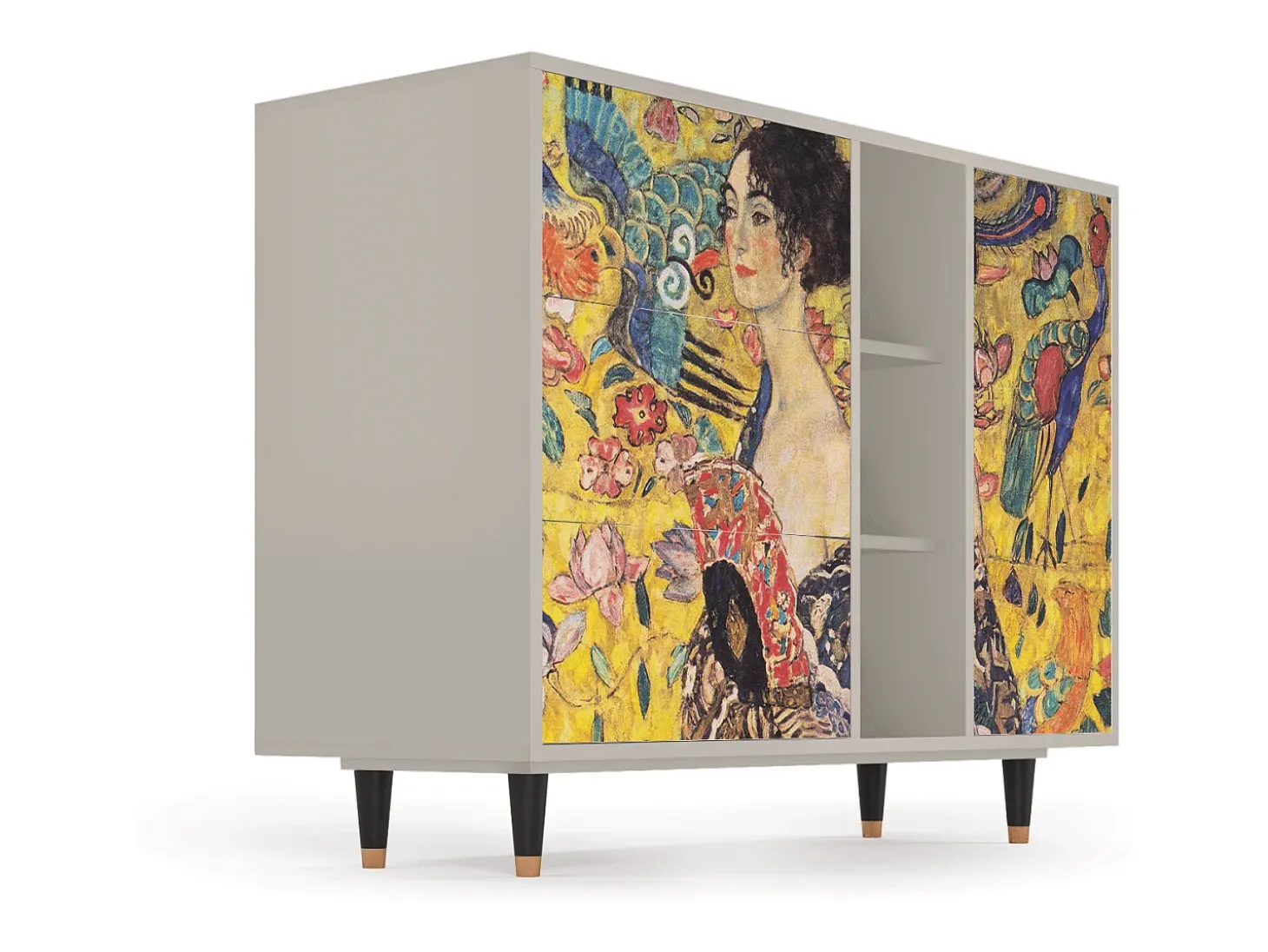 Aparador - 125x98x48 cm - BS2 - Lady with Fan by Klimt, Arena