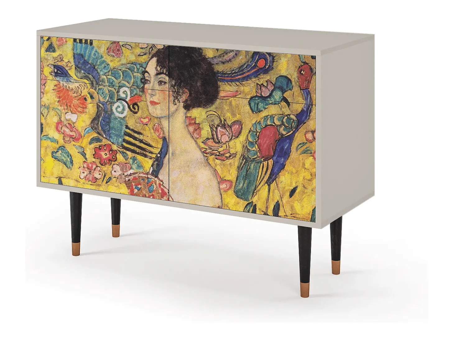 Aparador - 115x85x48 cm - BS4 - Lady with Fan by Klimt, Arena
