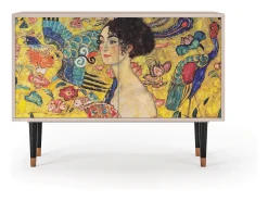 Aparador - 115x85x48 cm - BS4 - Lady with Fan by Klimt, Latte