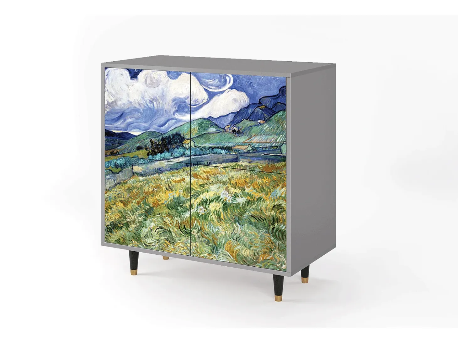 Aparador - 94x96x48 cm - BS3 - Landscape, Gris