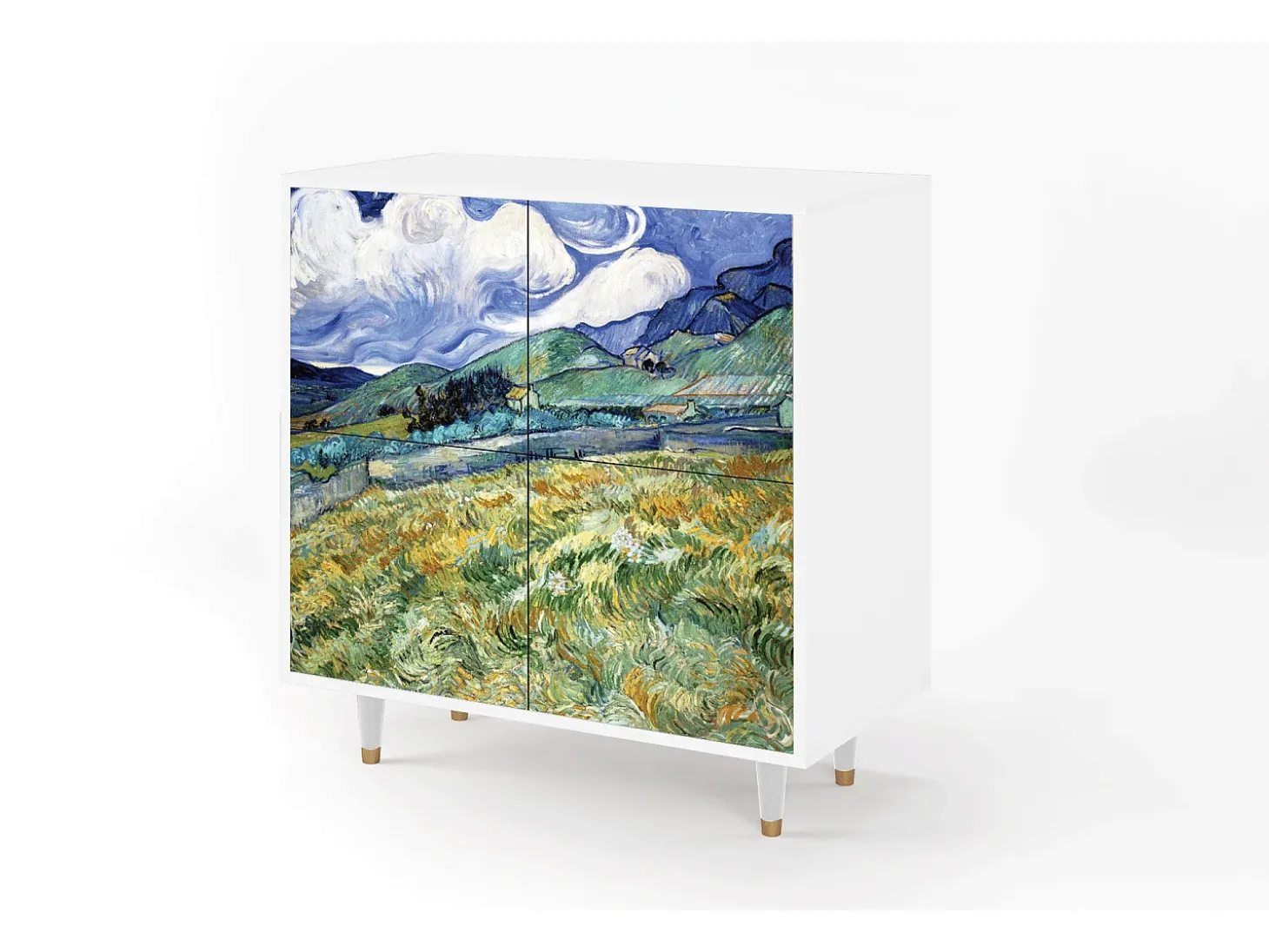 Aparador - 94x96x48 cm - BS3 - Landscape, Blanco