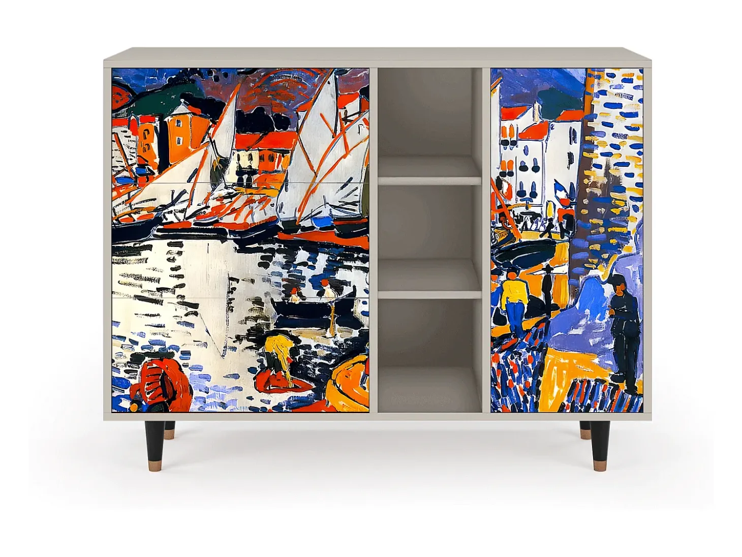 Aparador - 125x98x48 cm - BS2 - Le Séchage des voiles , Arena