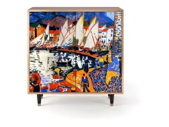 Aparador - 94x96x48 cm - BS3 - Le Séchage des voiles , Nogal