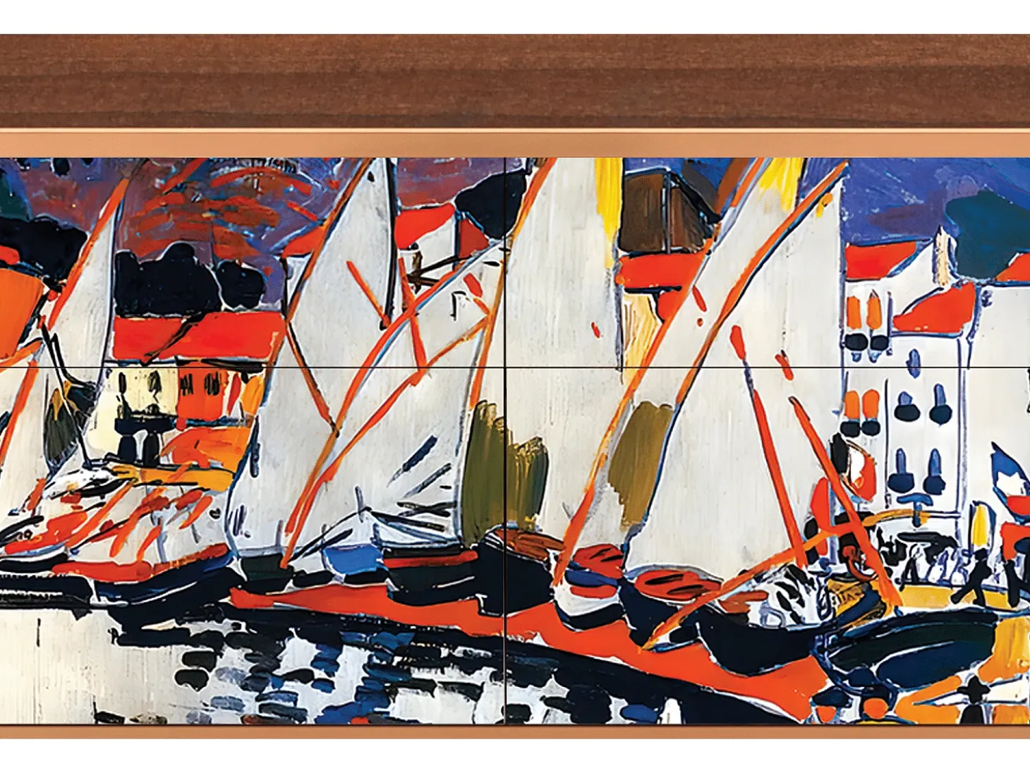 Aparador - 115x85x48 cm - BS4 - Le Séchage des voiles , Nogal