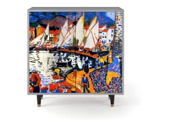 Aparador - 94x96x48 cm - BS3 - Le Séchage des voiles , Gris