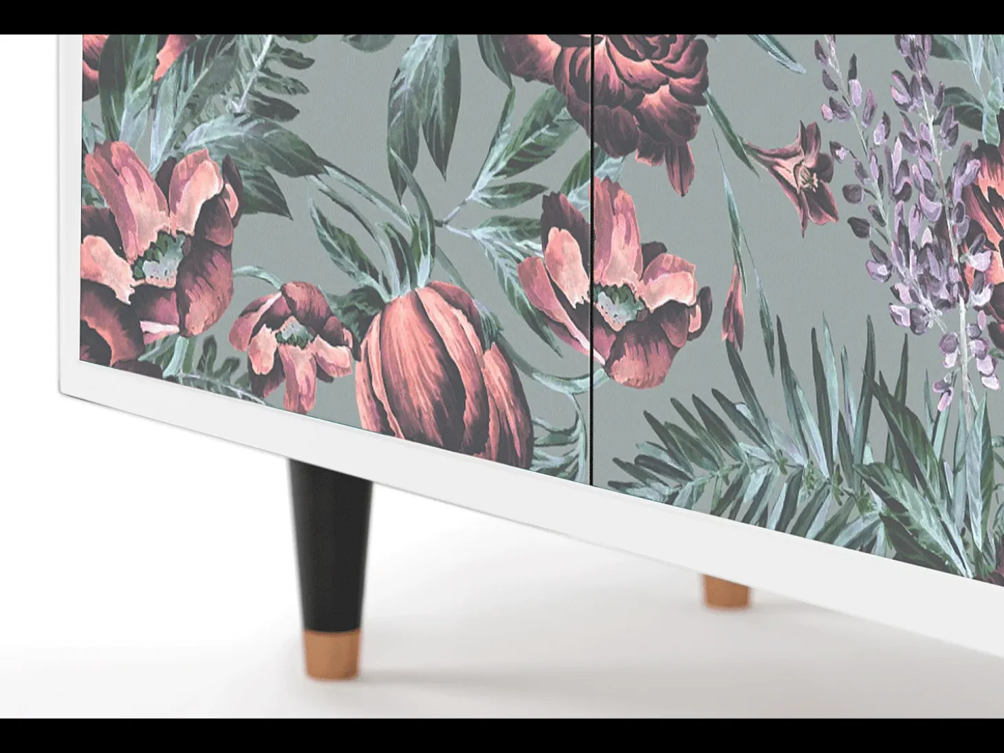 Aparador - 94x96x48 cm - BS3 - Light Peonies, Blanco