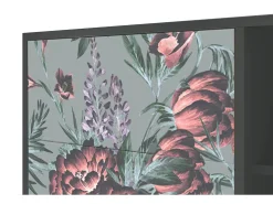 Aparador - 125x98x48 cm - BS2 - Light Peonies, Antracita