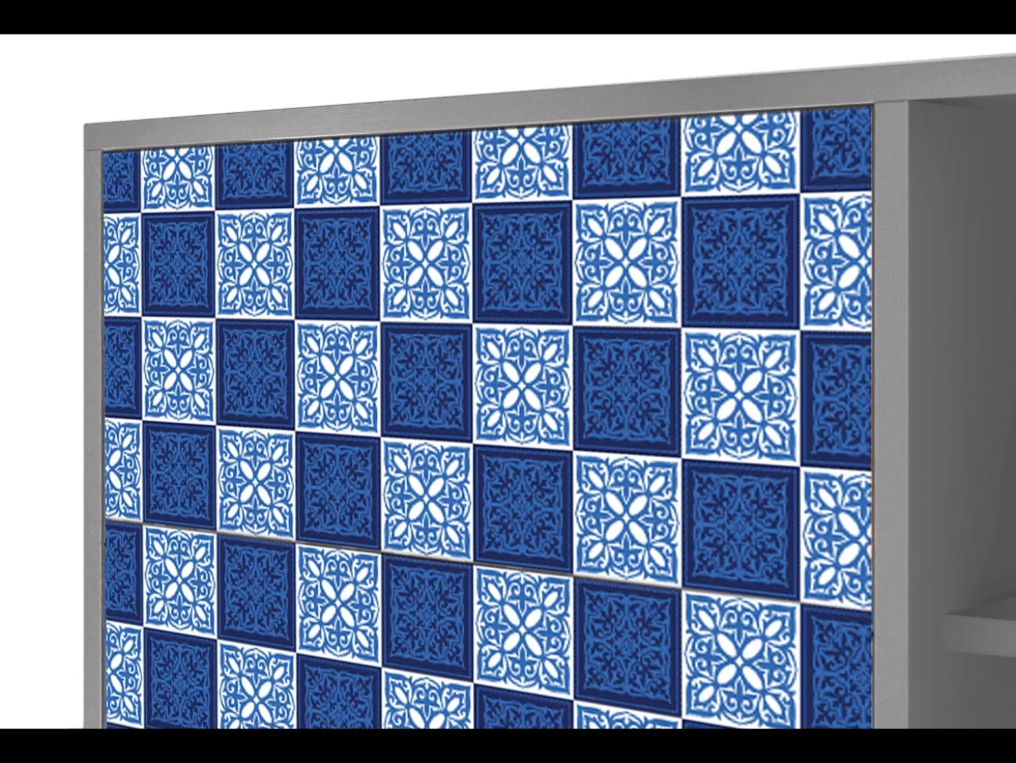 Aparador - 125x98x48 cm - BS2 - Light Path, Gris