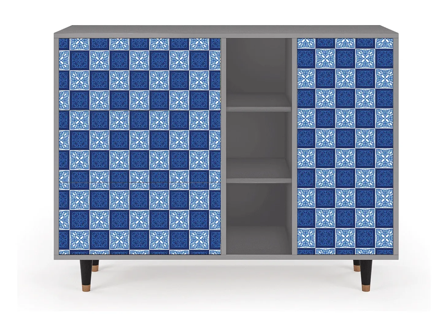 Aparador - 125x98x48 cm - BS2 - Light Path, Gris