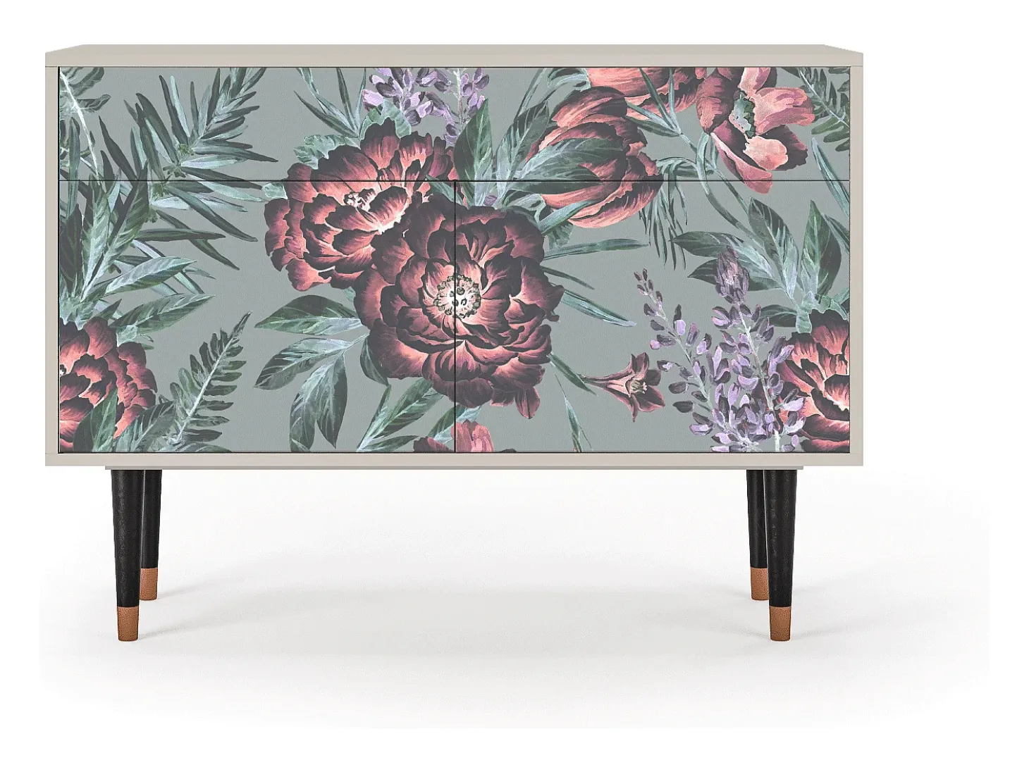 Aparador - 115x85x48 cm - BS4 - Light Peonies, Arena