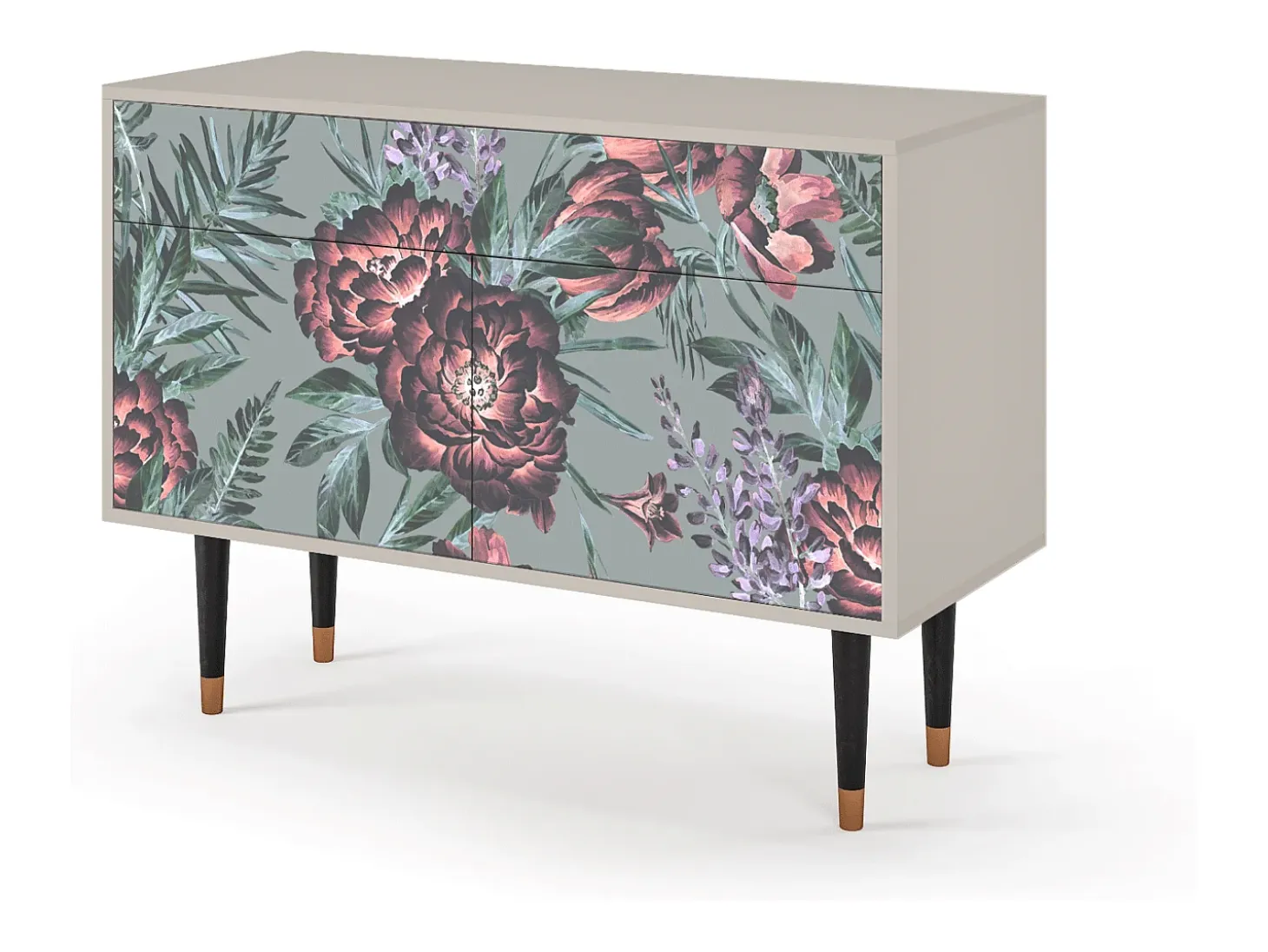 Aparador - 115x85x48 cm - BS4 - Light Peonies, Arena