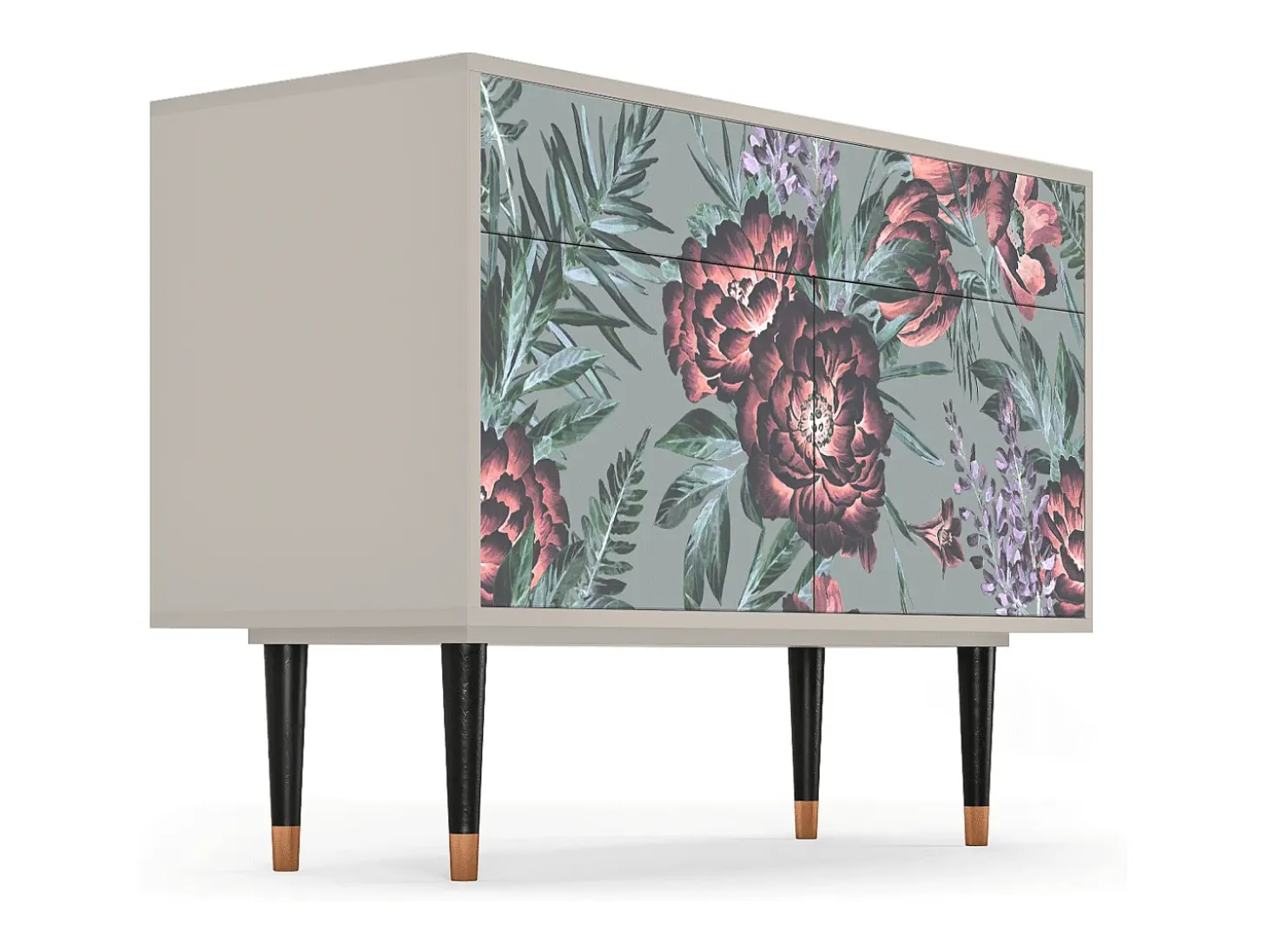 Aparador - 115x85x48 cm - BS4 - Light Peonies, Arena