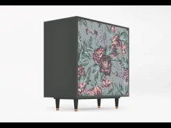 Aparador - 94x96x48 cm - BS3 - Light Peonies, Antracita