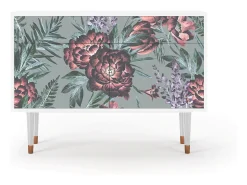 Aparador - 115x85x48 cm - BS4 - Light Peonies, Blanco