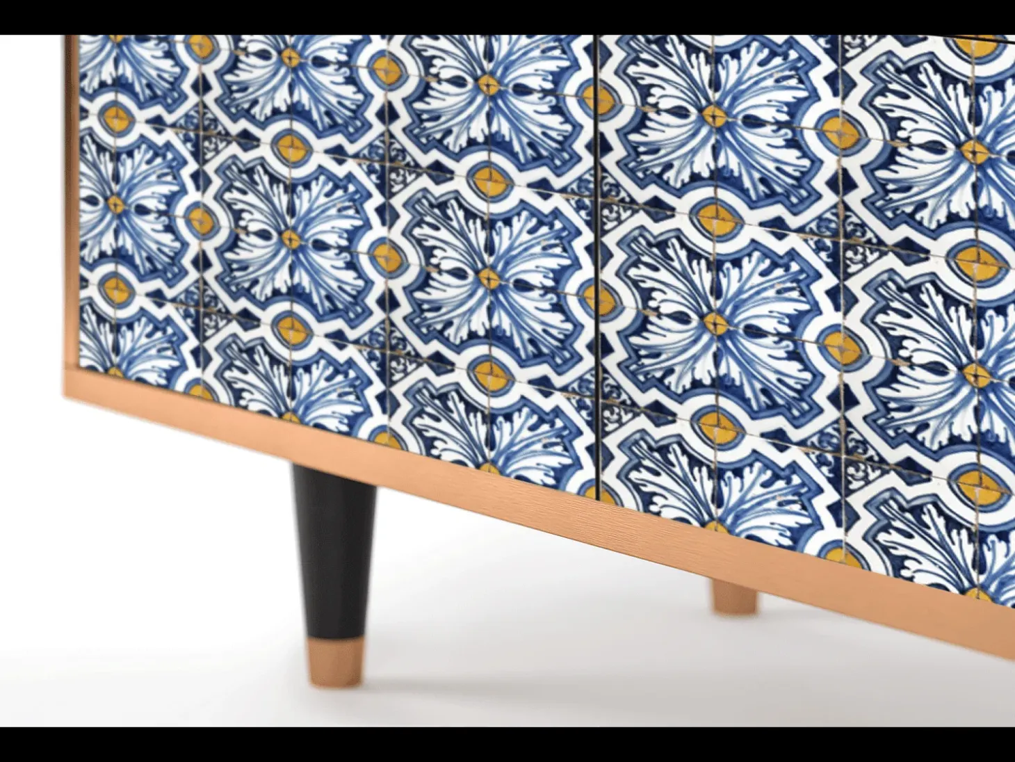 Aparador - 94x96x48 cm - BS3 - Lovely Cornflowers, Nogal