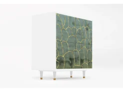 Aparador - 94x96x48 cm - BS3 - Magnificent Water Lily, Blanco