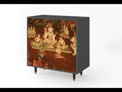 Aparador - 94x96x48 cm - BS3 - Malyavan, Antracita