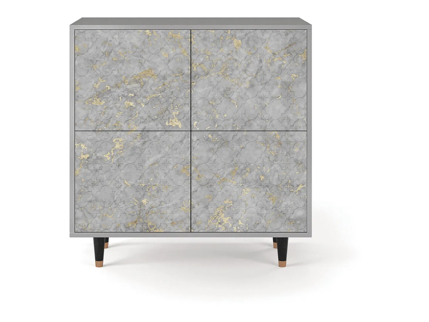 Aparador - 94x96x48 cm - BS3 - Mariana Trench, Gris