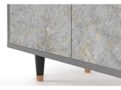 Aparador - 94x96x48 cm - BS3 - Mariana Trench, Gris