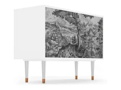 Aparador - 115x85x48 cm - BS4 - Milites Requiescentes, Blanco