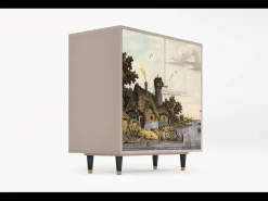 Aparador - 94x96x48 cm - BS3 - Mill along a River, Latte