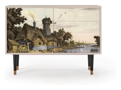 Aparador - 115x85x48 cm - BS4 - Mill along a River, Latte