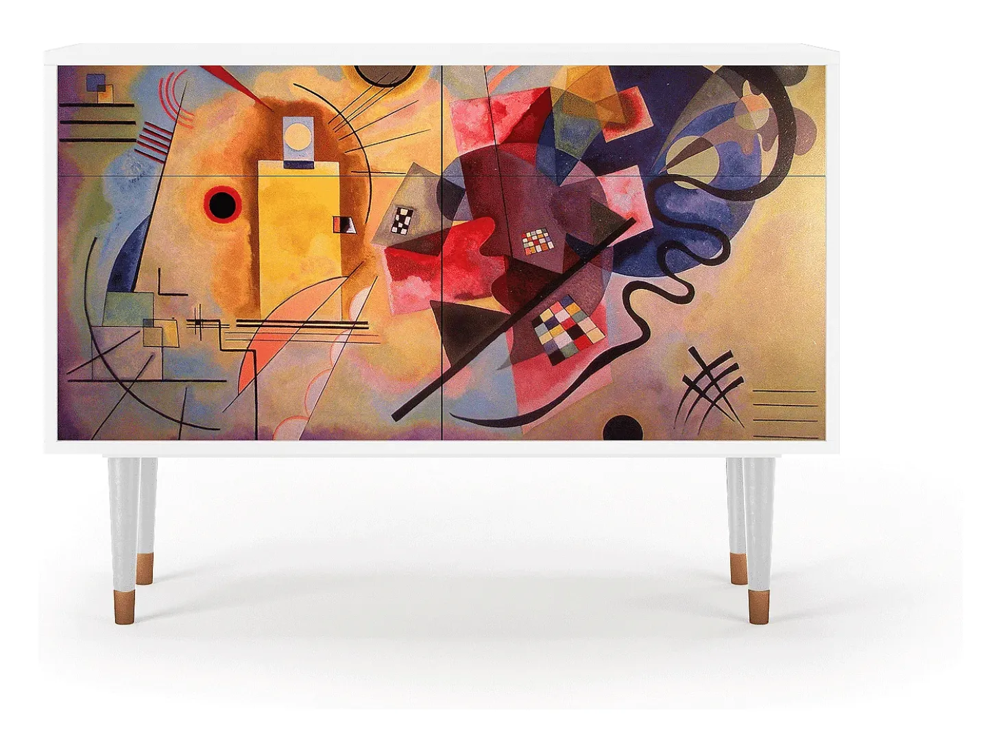 Aparador - 115x85x48 cm - BS4 - Modern Art, Blanco