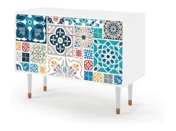 Aparador - 115x85x48 cm - BS4 - Moroccan Market, Blanco