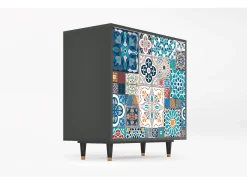 Aparador - 94x96x48 cm - BS3 - Moroccan Market, Antracita