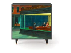 Aparador - 94x96x48 cm - BS3 - Nighthawks by Hopper, Antracita