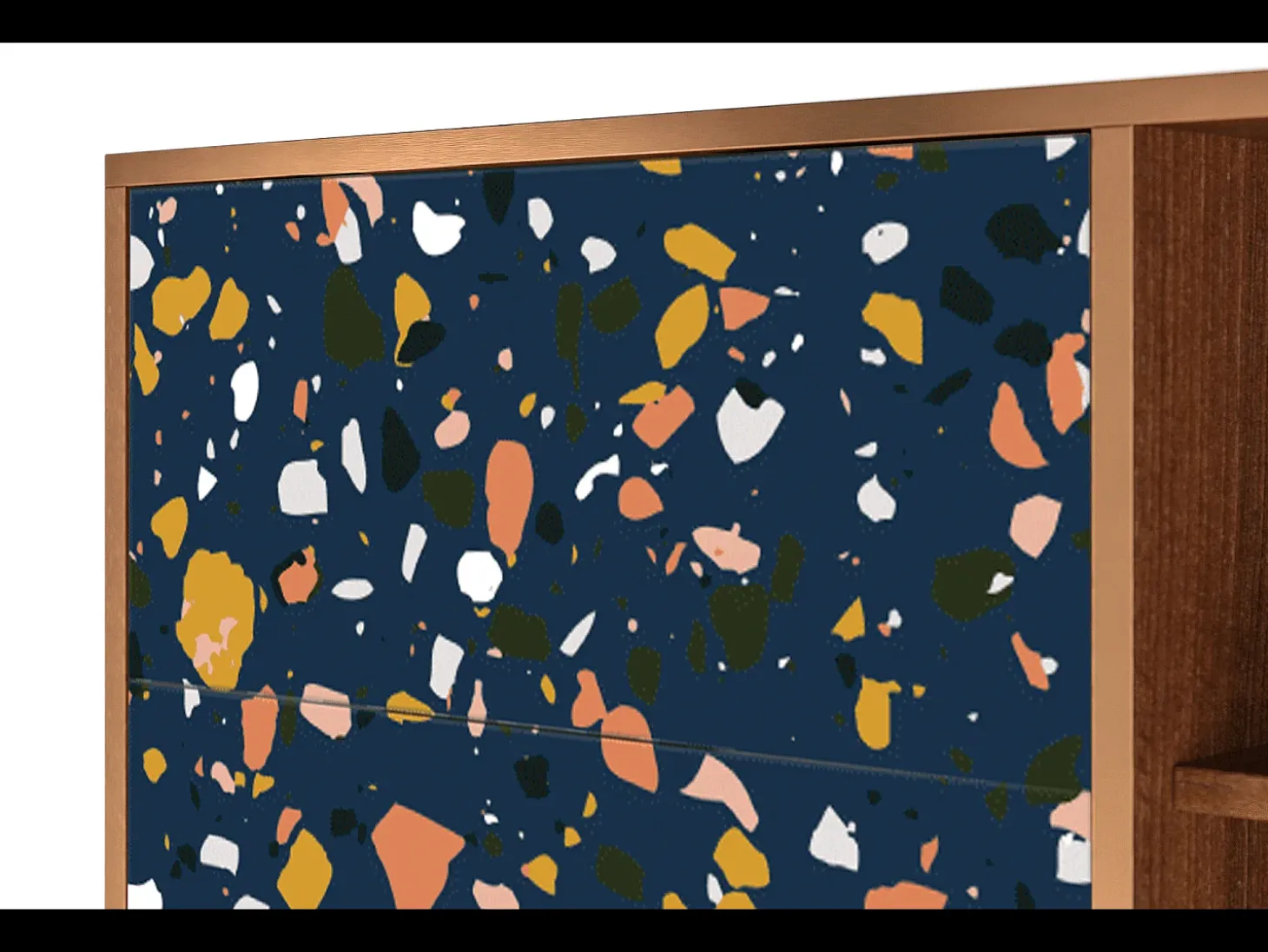 Aparador - 125x98x48 cm - BS2 - Night Sky Langhterns, Nogal