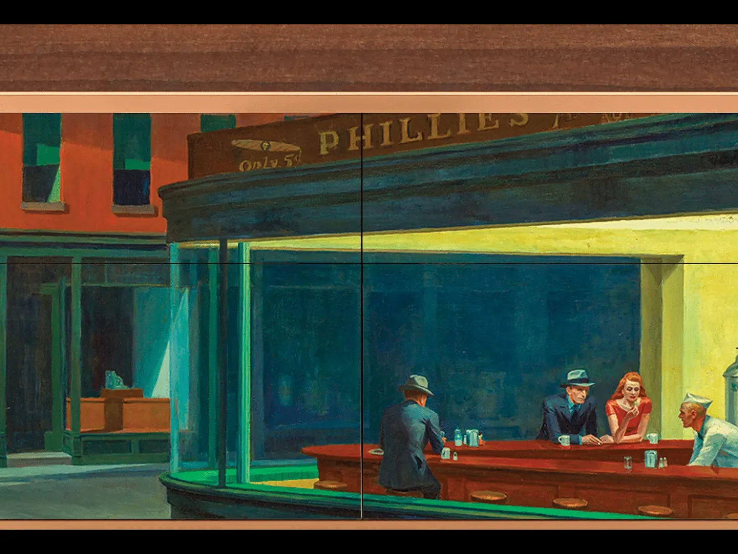 Aparador - 115x85x48 cm - BS4 - Nighthawks by Hopper, Nogal