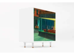 Aparador - 94x96x48 cm - BS3 - Nighthawks by Hopper, Blanco