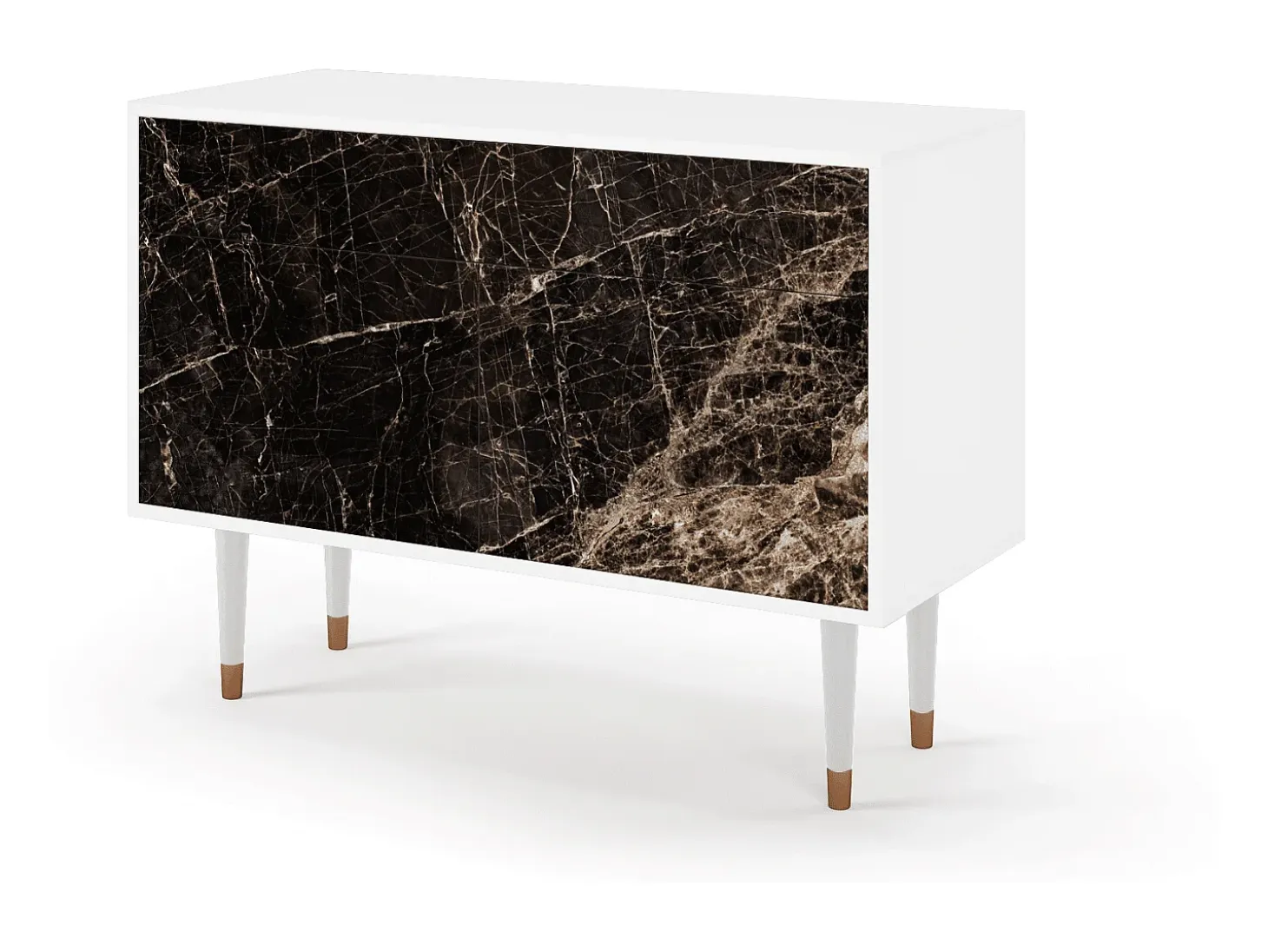 Aparador - 115x85x48 cm - BS4 - Night Abyss, Blanco