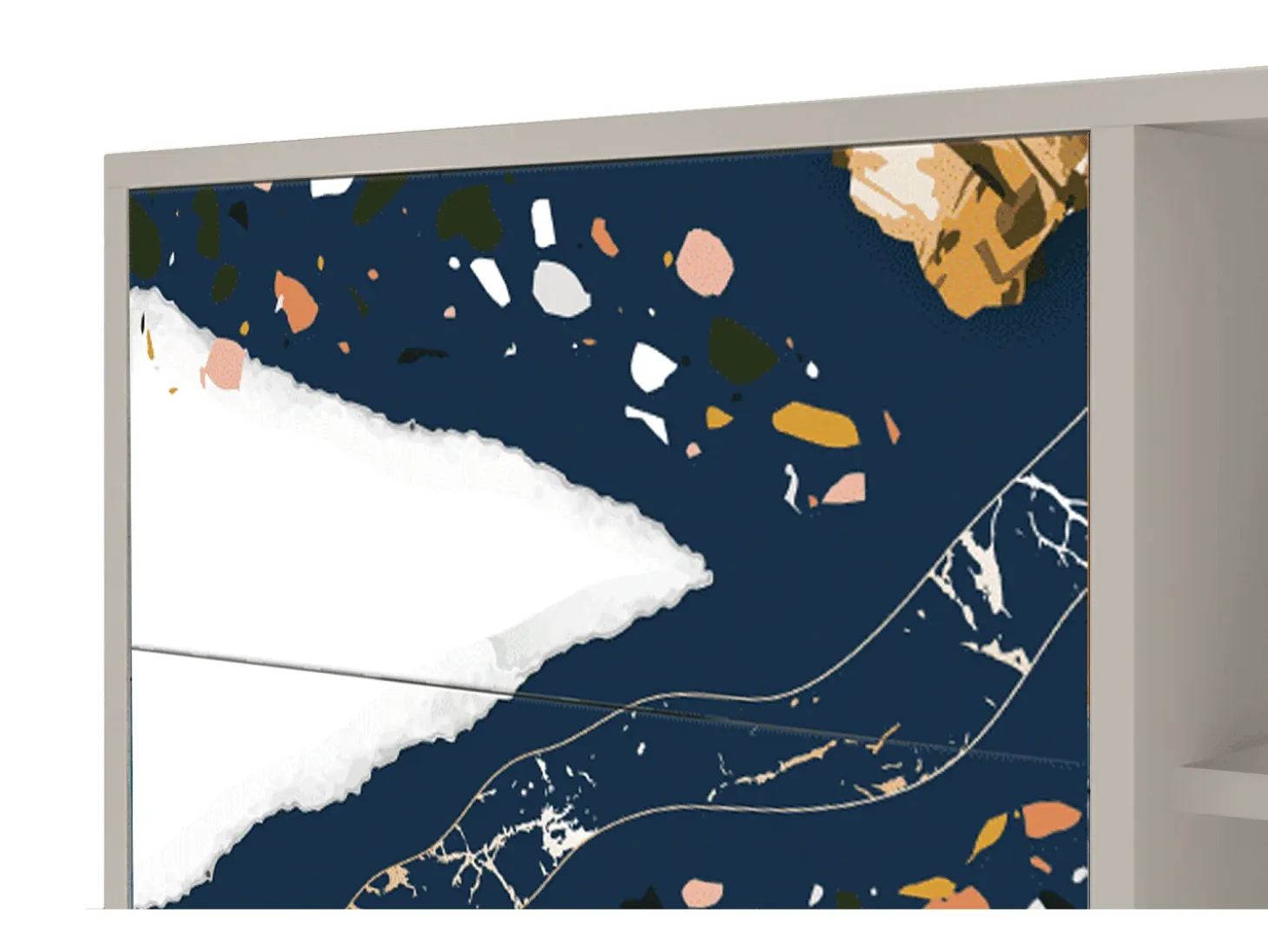 Aparador - 125x98x48 cm - BS2 - Nude Iceberg, Arena