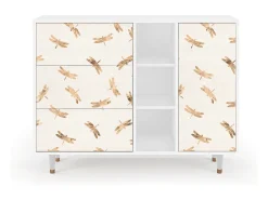 Aparador - 125x98x48 cm - BS2 - Nude Dragonflies, Blanco