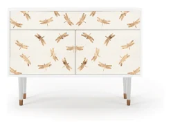 Aparador - 115x85x48 cm - BS4 - Nude Dragonflies, Blanco