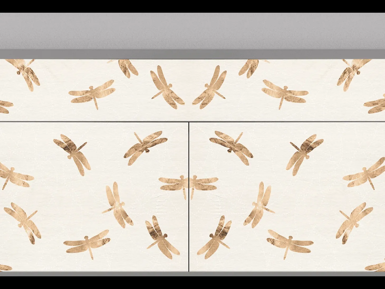 Aparador - 115x85x48 cm - BS4 - Nude Dragonflies, Gris